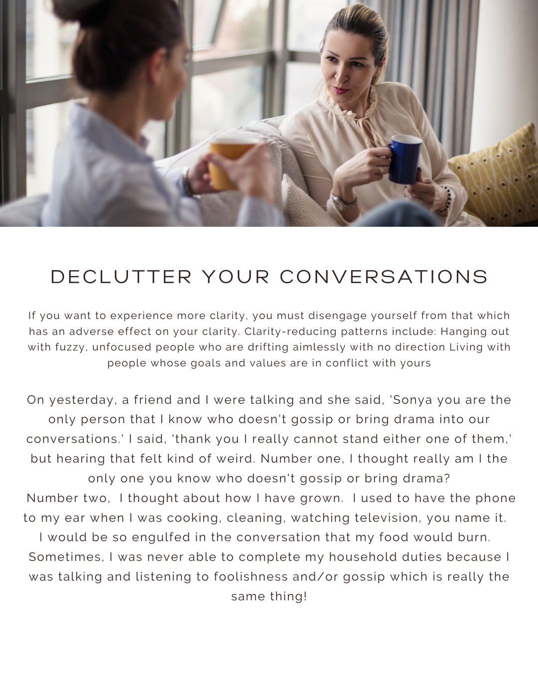 Live Beautifully - Declutter Your Life!