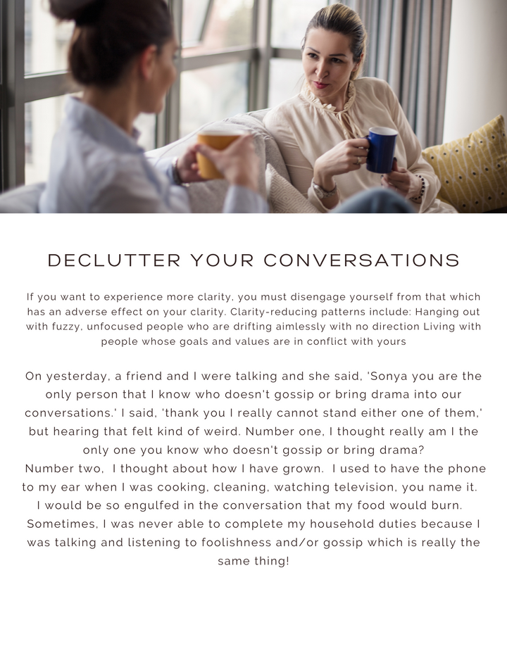 Live Beautifully - Declutter Your Life!